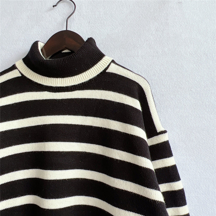 Cara | Striped Knit Sweater for Comfort and Style