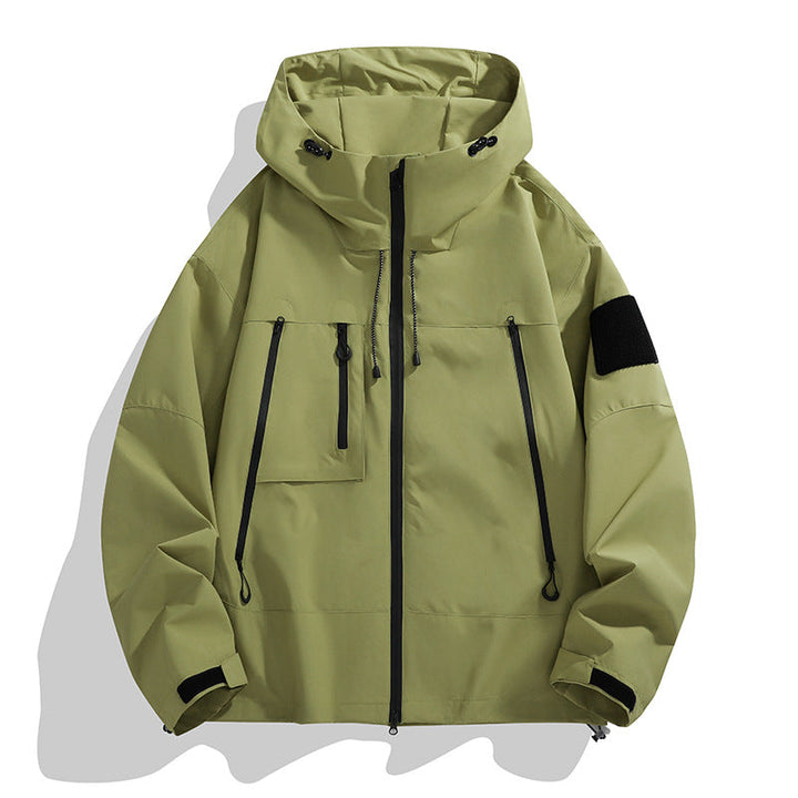 Men's functional windproof cargo jacket