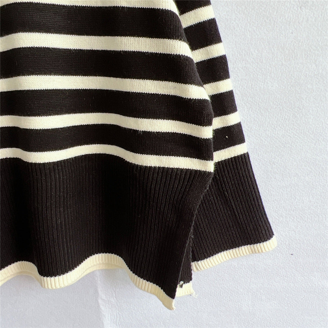 Cara | Striped Knit Sweater for Comfort and Style