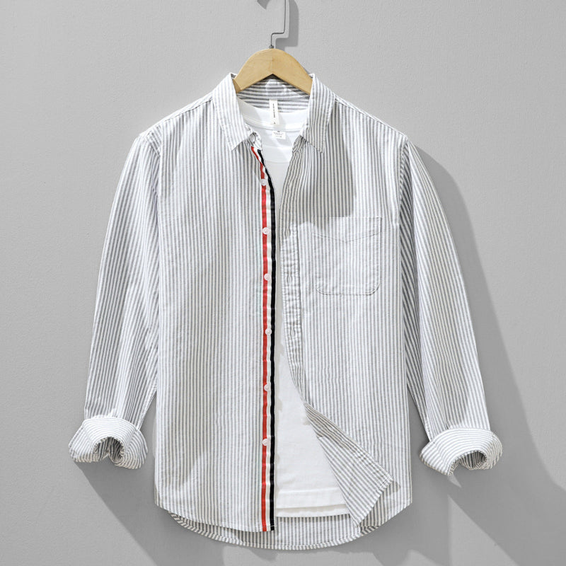 TOULOUSE STRIPED LINEN SHIRT