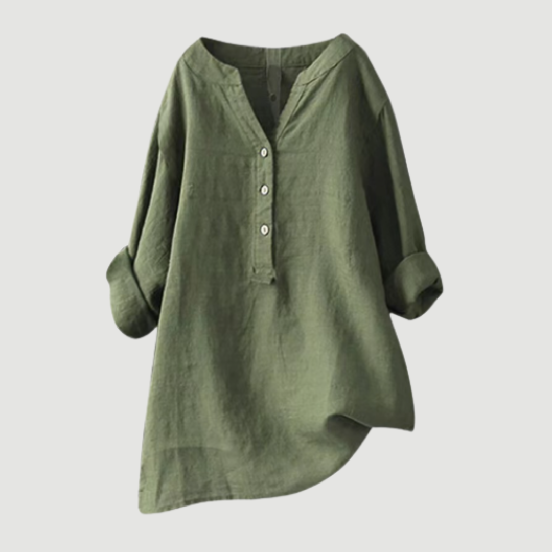 Elizabeth™ – Airy and Comfortable Button-Up Shirt