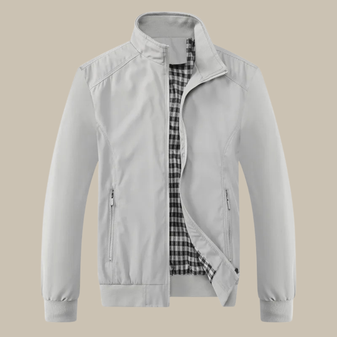 Men's stand collar zip spring jackets