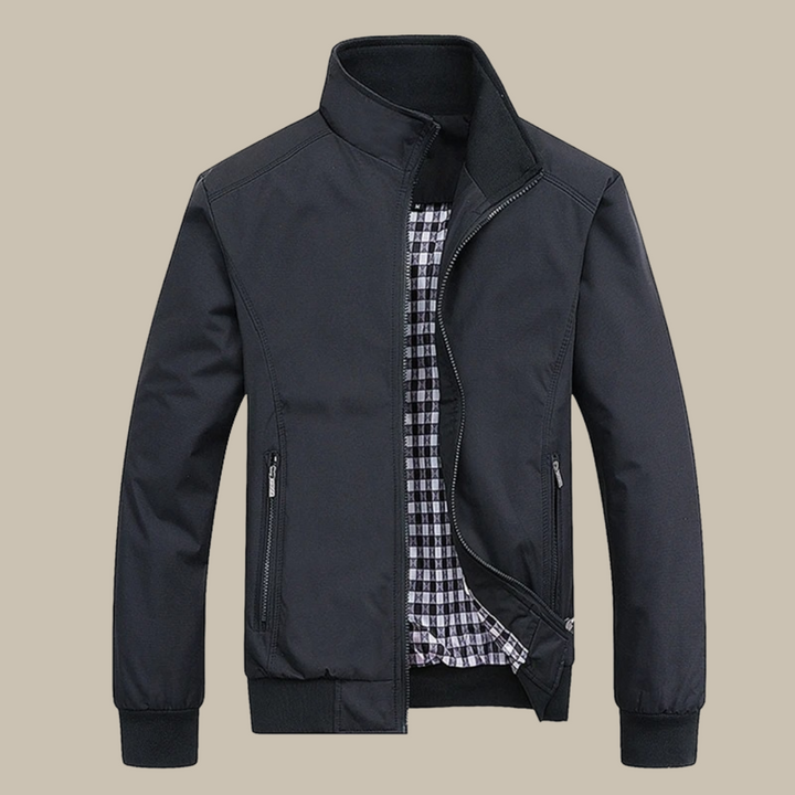 Men's stand collar zip spring jackets