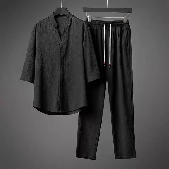 LUCA LINEN TWO-PIECE SET
