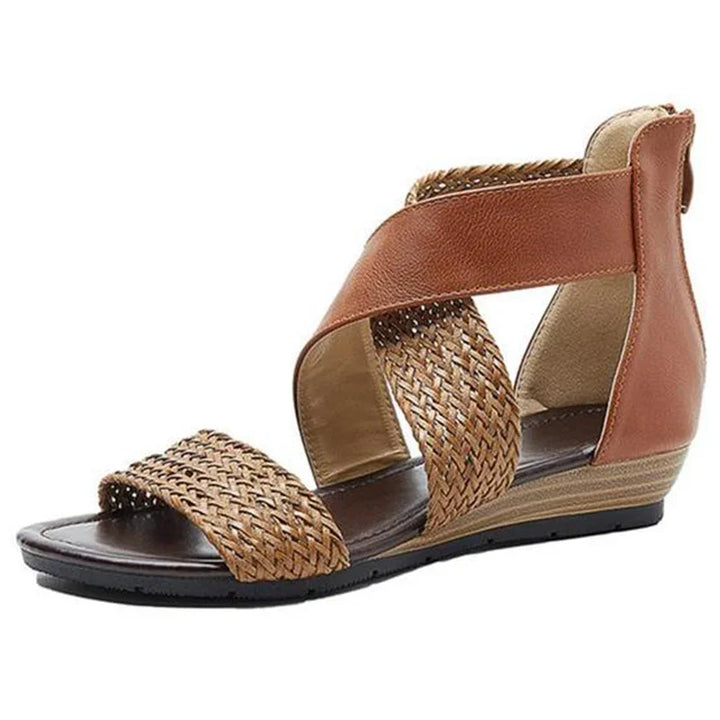 Diana - Woven Leather Sandals