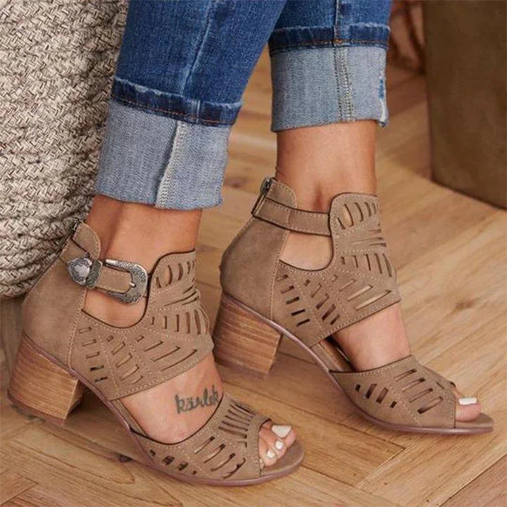 Philippa – Elegant Wedge Sandals