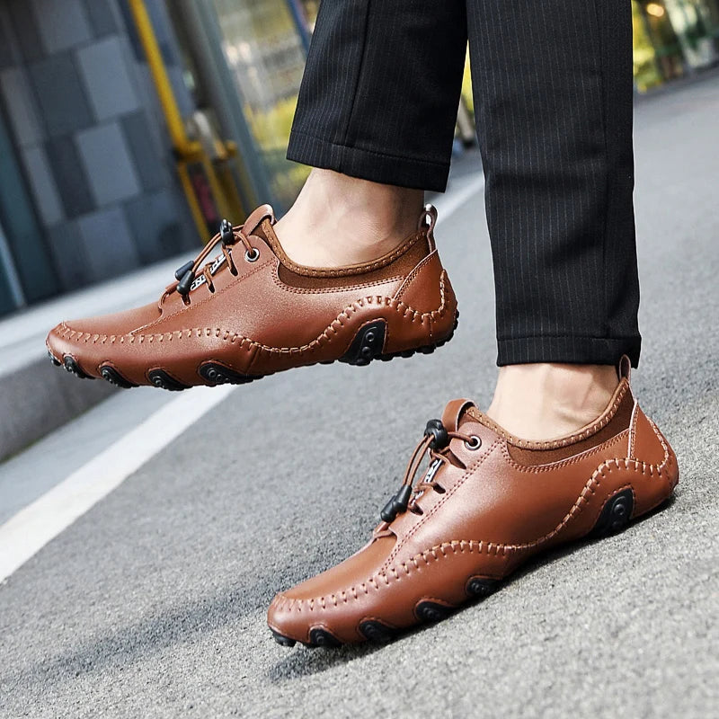 WHITEHAVEN LACE LEATHER SNEAKER