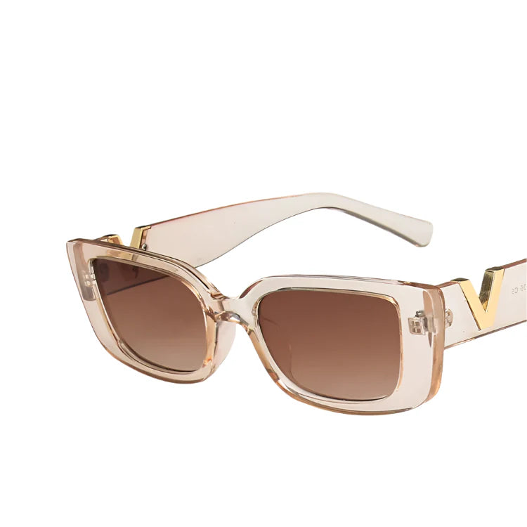 Retro Rectangle UV400 Sunglasses for Women