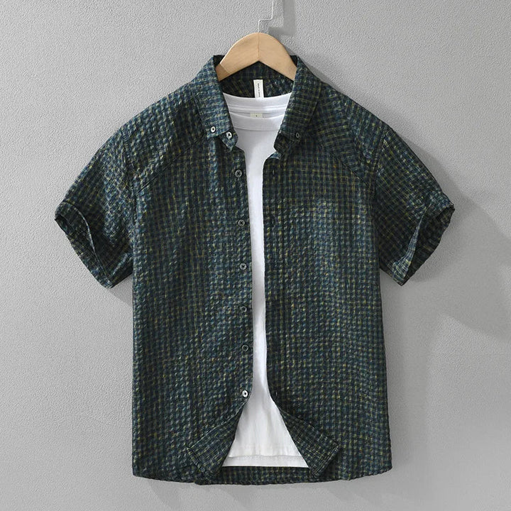 FLETCHER POPLIN PLAID SHIRT