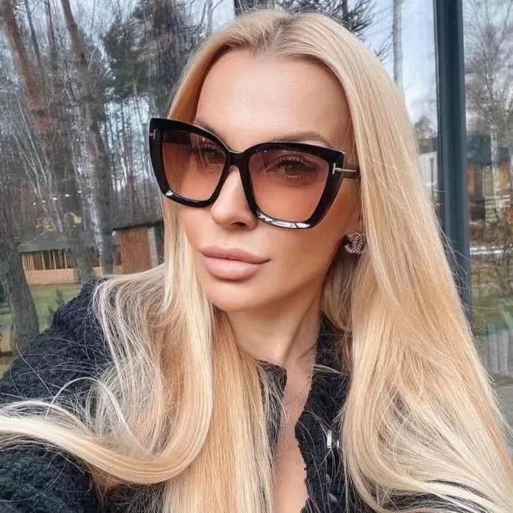 Oversized Cat Eye UV400 Sunglasses for Women