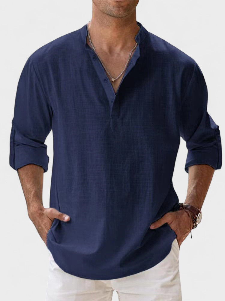 DAVID | Breathable linen shirt