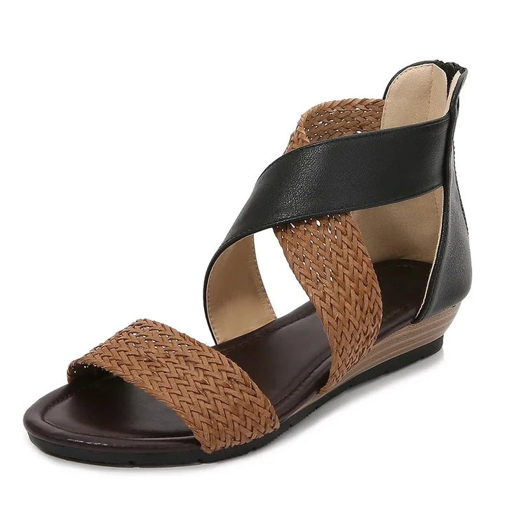 Diana - Woven Leather Sandals