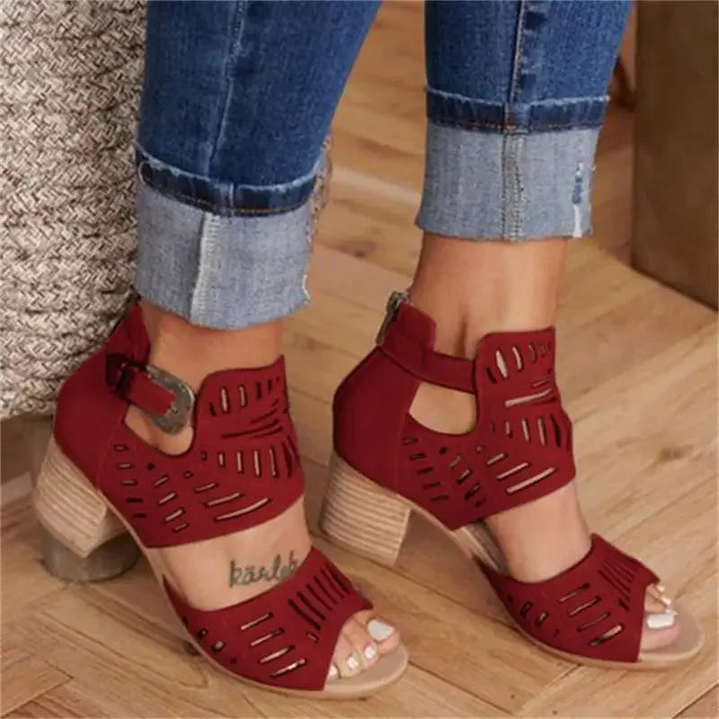 Philippa – Elegant Wedge Sandals