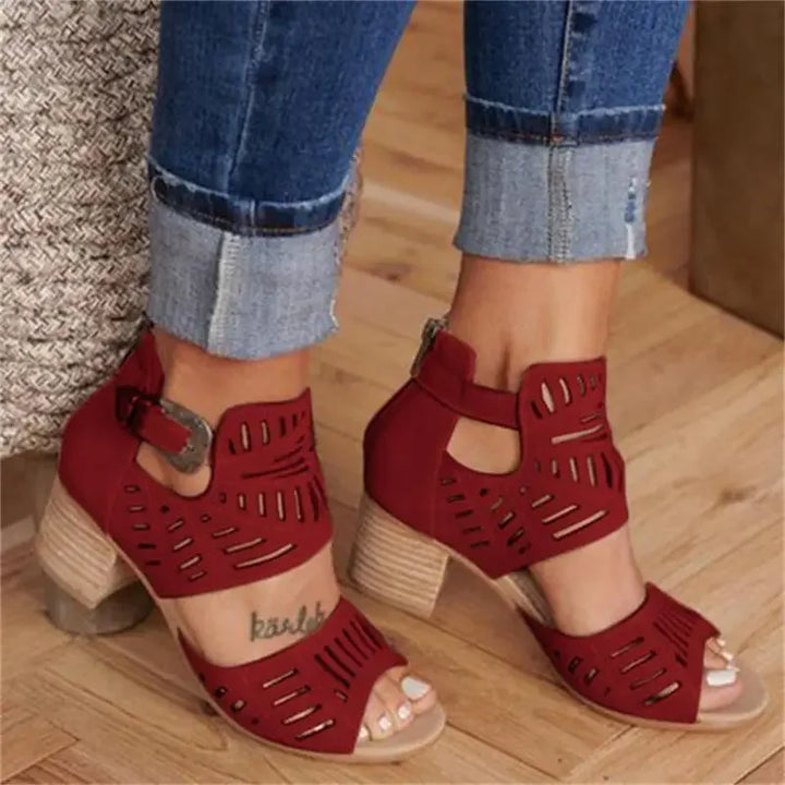 Philippa – Elegant Wedge Sandals
