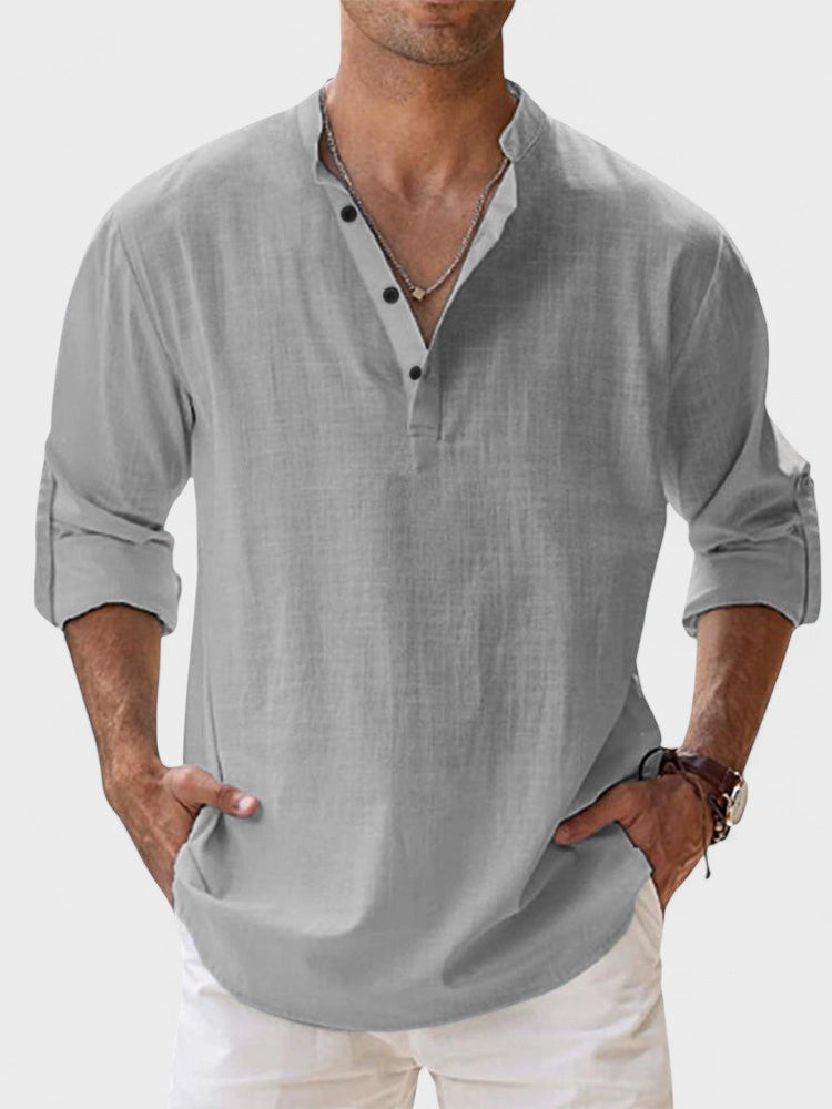 DAVID | Breathable linen shirt