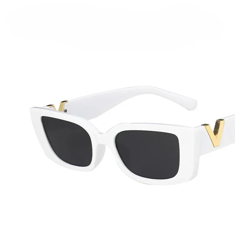 Retro Rectangle UV400 Sunglasses for Women