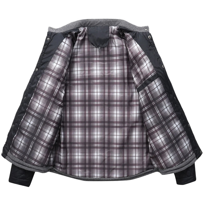 Men's lined quilted windbreaker jacket