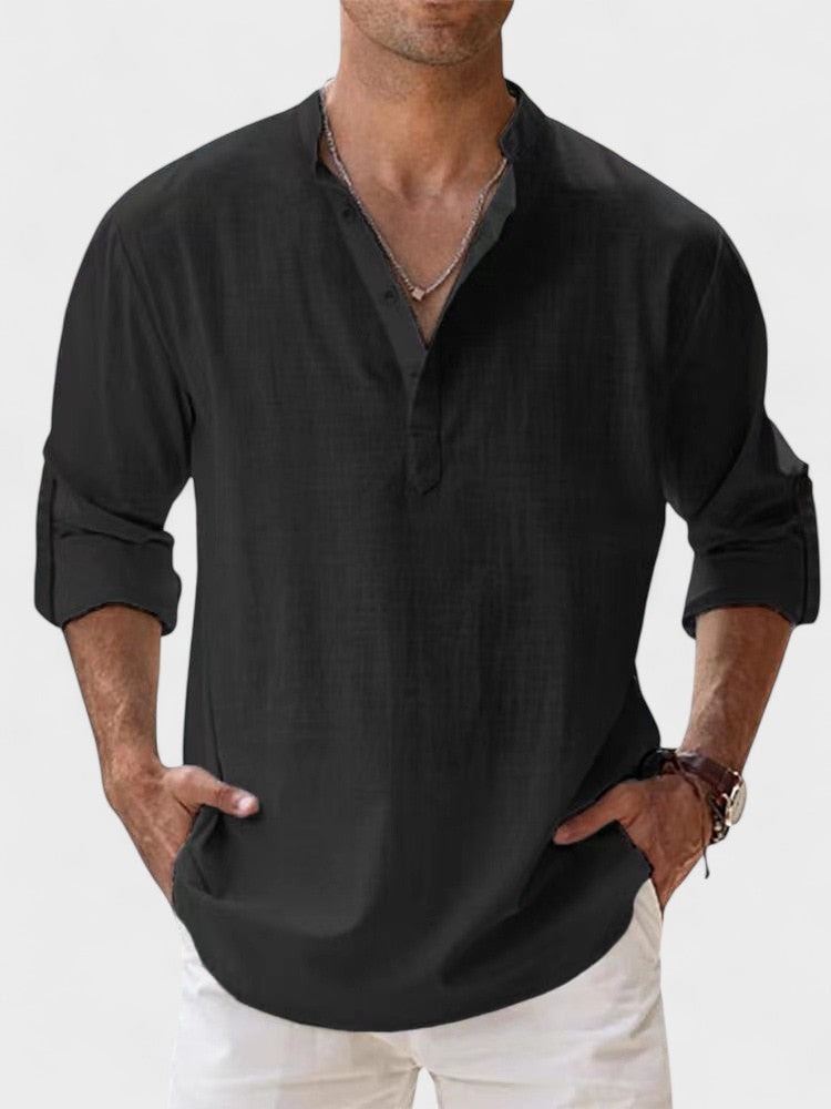 DAVID | Breathable linen shirt