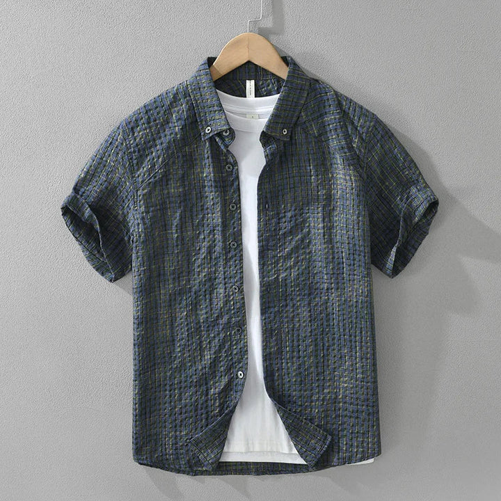 FLETCHER POPLIN PLAID SHIRT