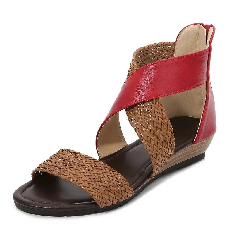 Diana - Woven Leather Sandals