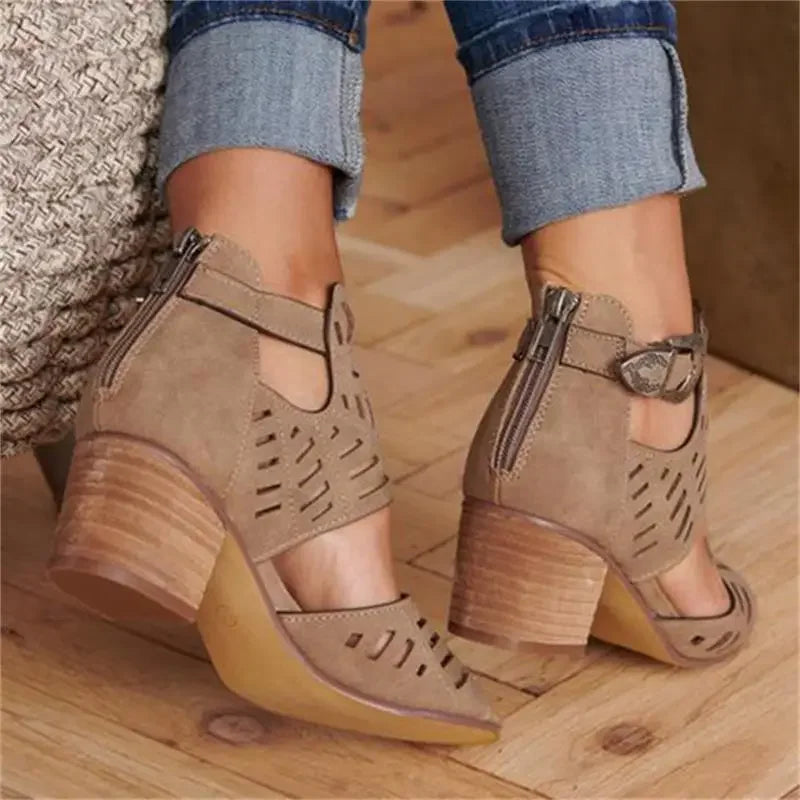 Philippa – Elegant Wedge Sandals