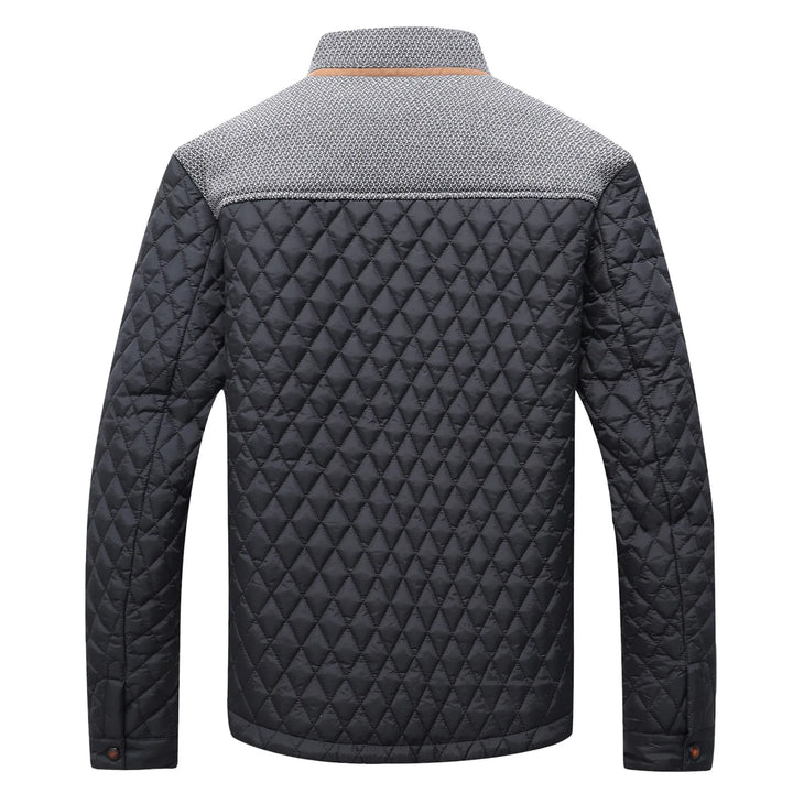 Men's lined quilted windbreaker jacket