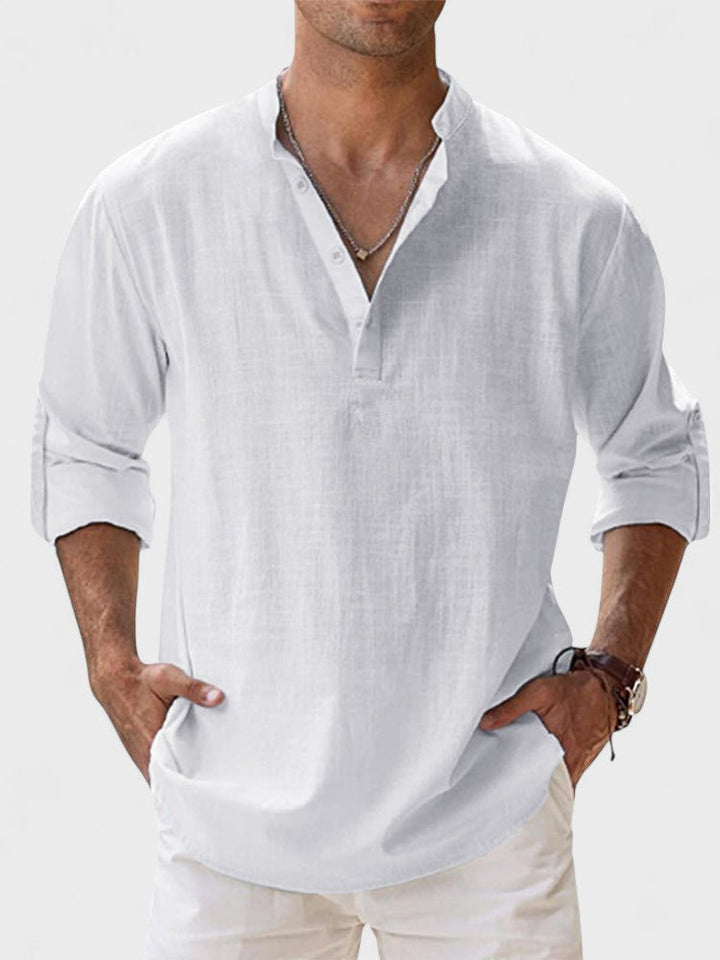 DAVID | Breathable linen shirt