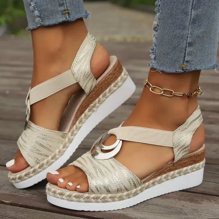 Theodora – Printed Orthopaedic Sandals