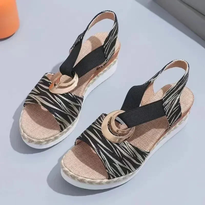 Theodora – Printed Orthopaedic Sandals