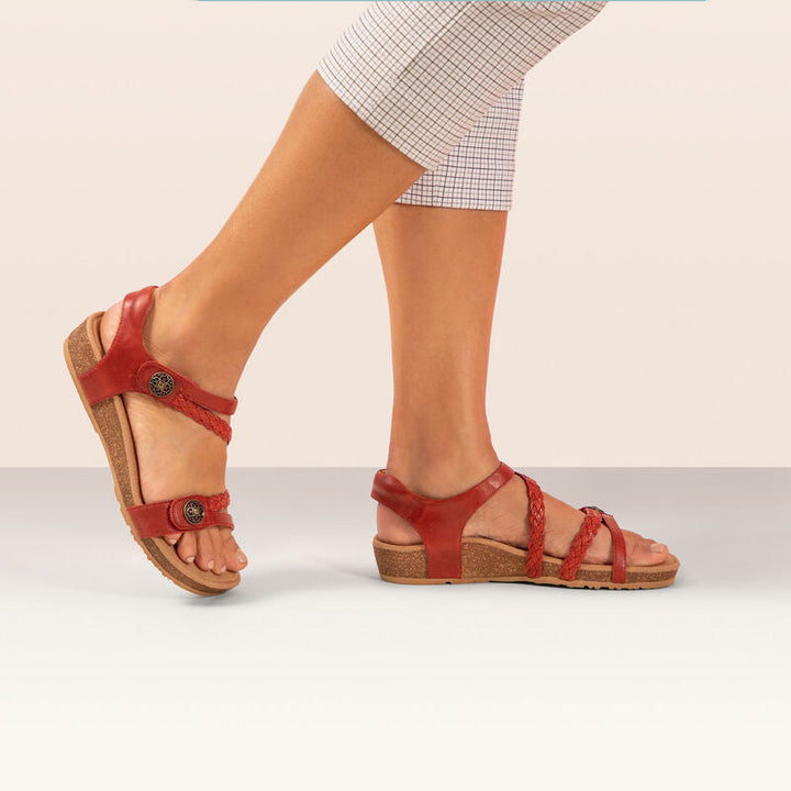 Rose – Braided Strap Sandals