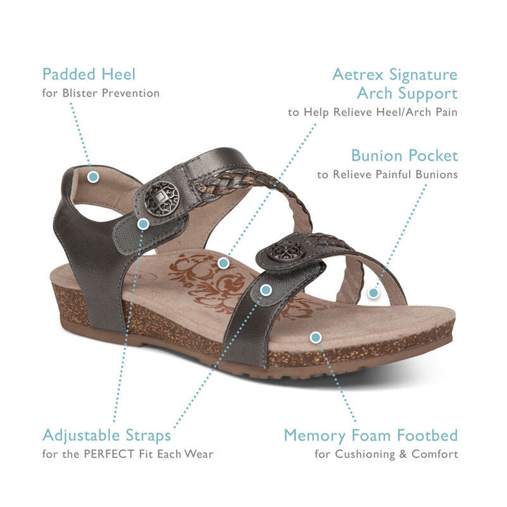 Rose – Braided Strap Sandals