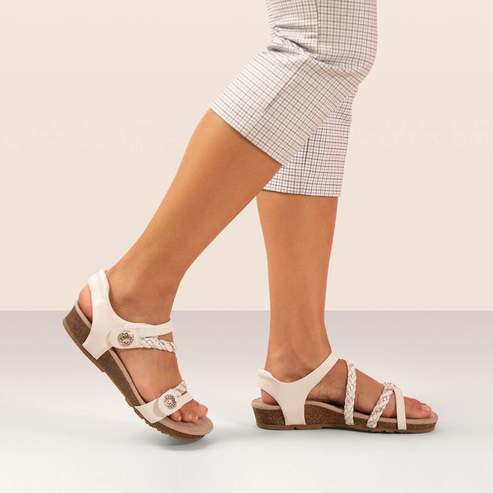 Rose – Braided Strap Sandals
