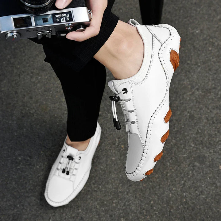 WHITEHAVEN LACE LEATHER SNEAKER
