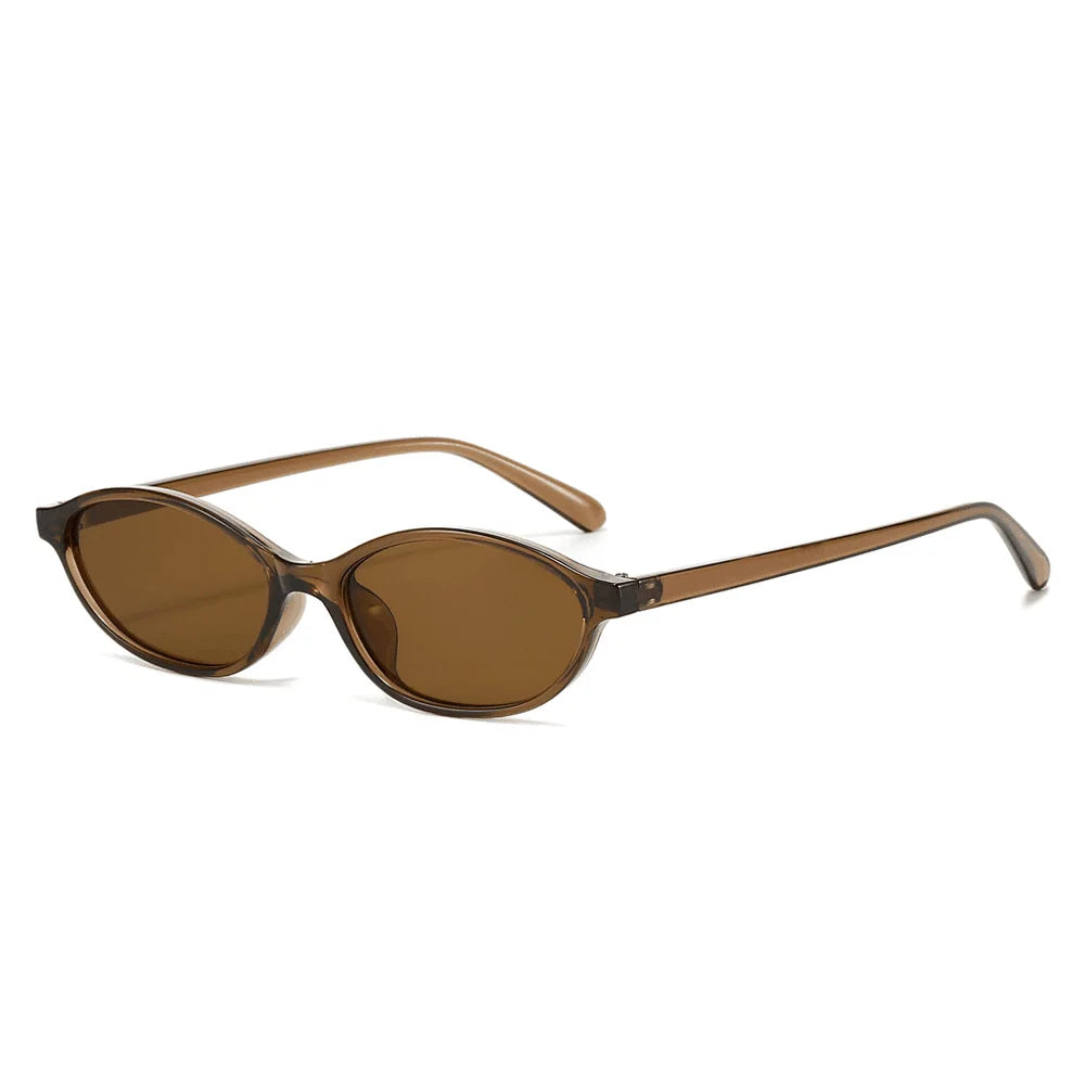 Stylish Oval Frame UV400 Sunglasses for Women