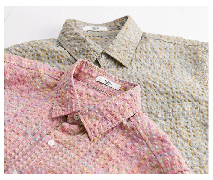 MERCER BUBBLE-WEAVE SHIRT