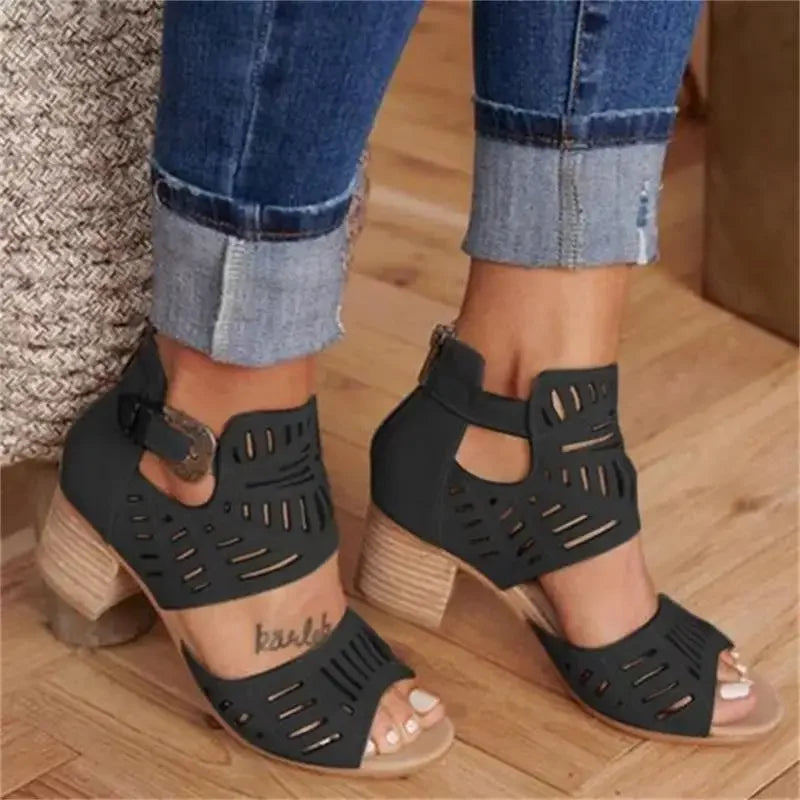 Philippa – Elegant Wedge Sandals