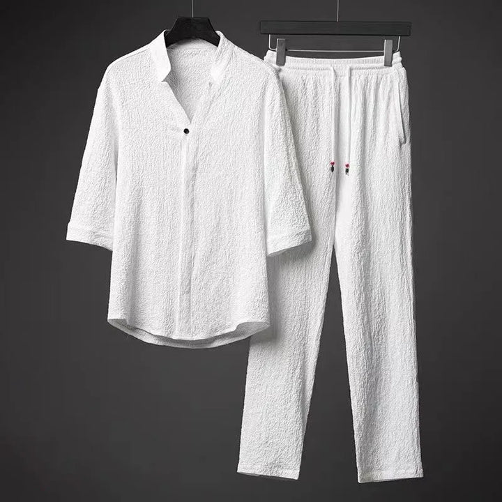 LUCA LINEN TWO-PIECE SET