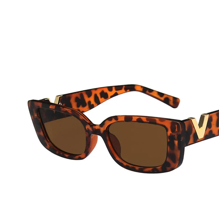 Retro Rectangle UV400 Sunglasses for Women