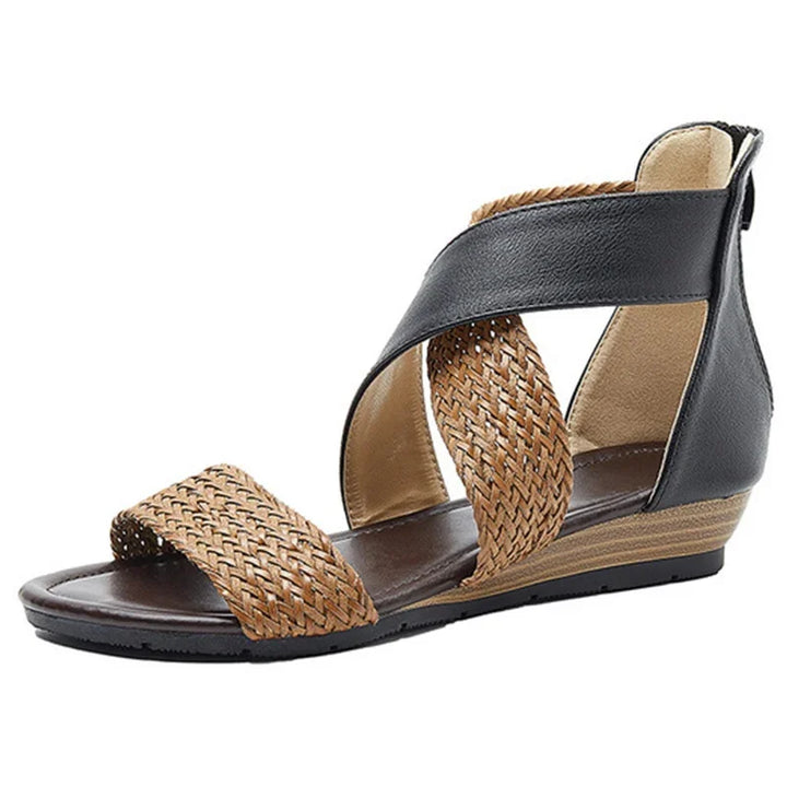 Diana - Woven Leather Sandals