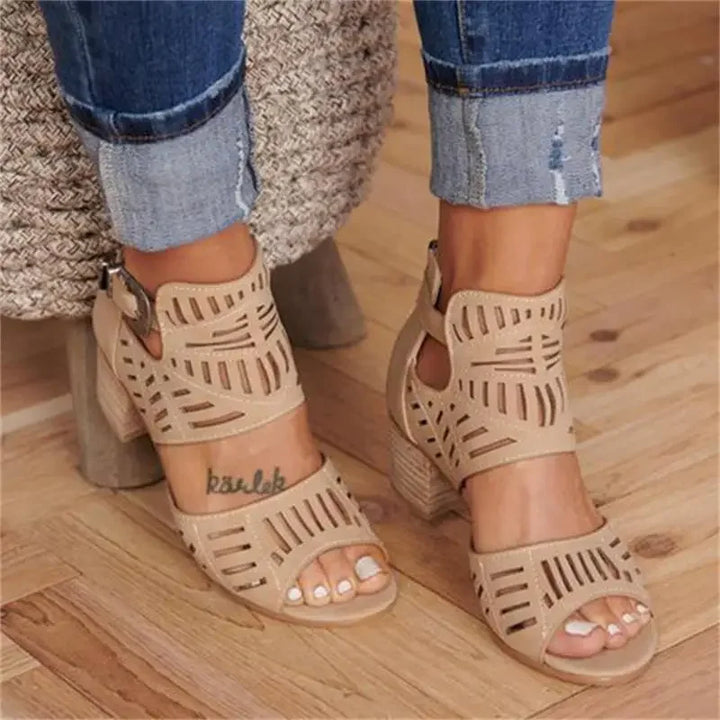 Philippa – Elegant Wedge Sandals