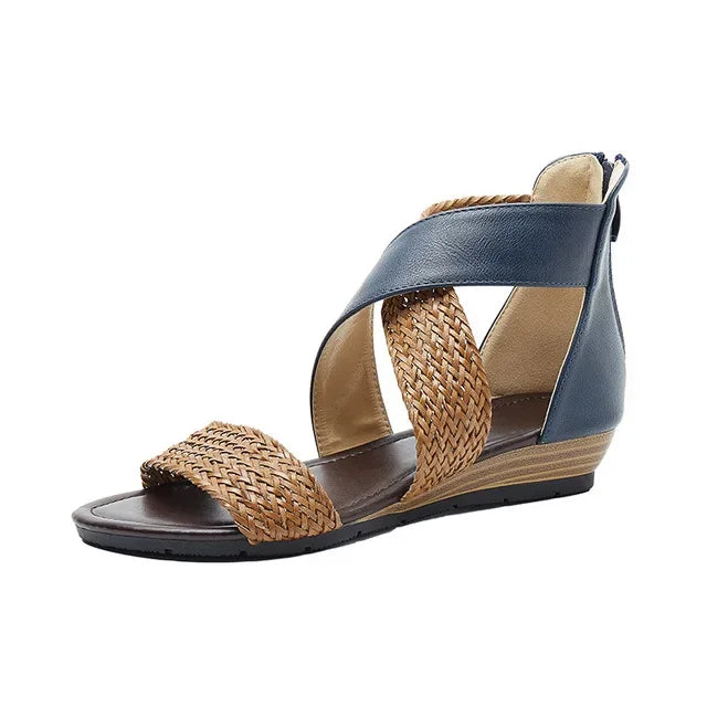 Diana - Woven Leather Sandals