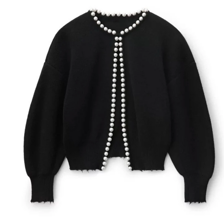 Stacy | Elegant Pearl Cardigan