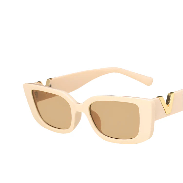 Retro Rectangle UV400 Sunglasses for Women