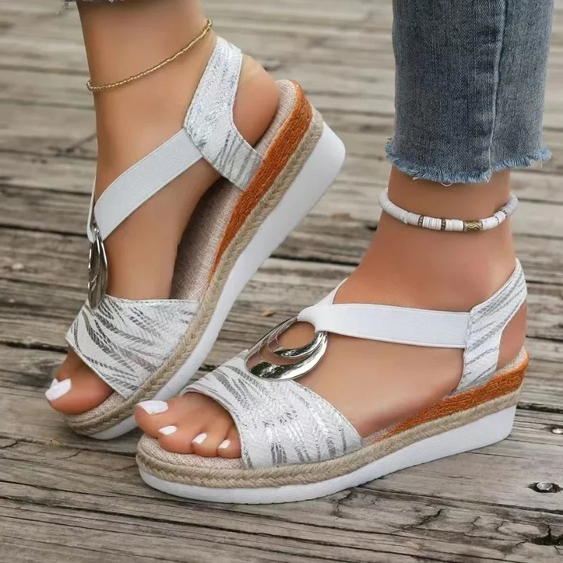 Theodora – Printed Orthopaedic Sandals