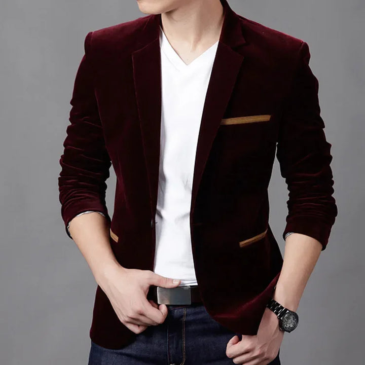 Mikko - Modern Velvet Blazer