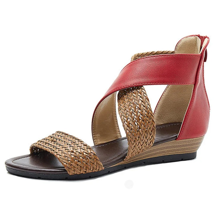 Diana - Woven Leather Sandals