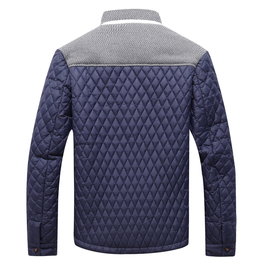 Men's lined quilted windbreaker jacket