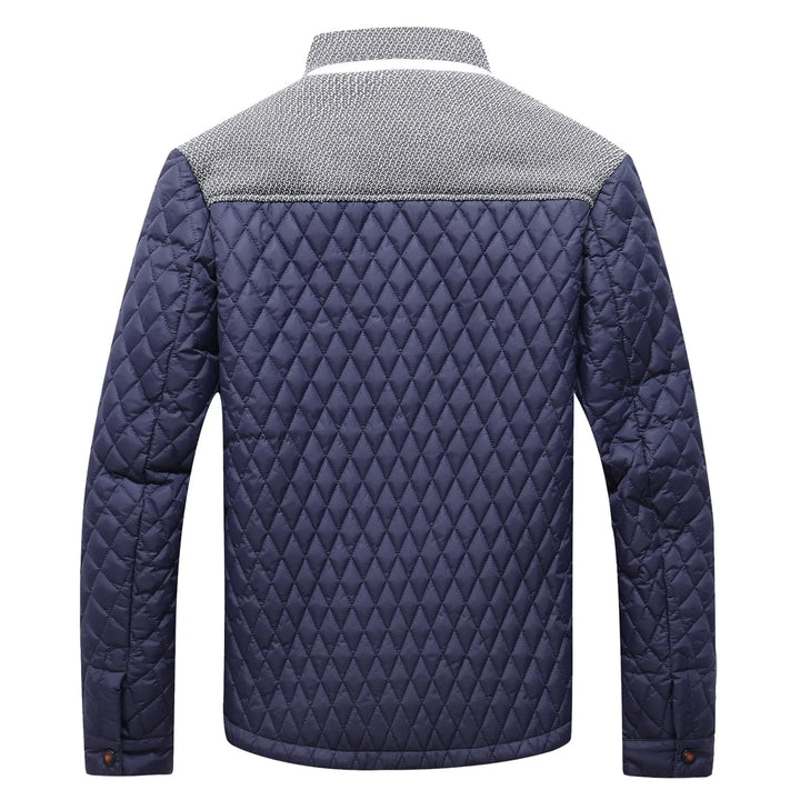 Men's lined quilted windbreaker jacket