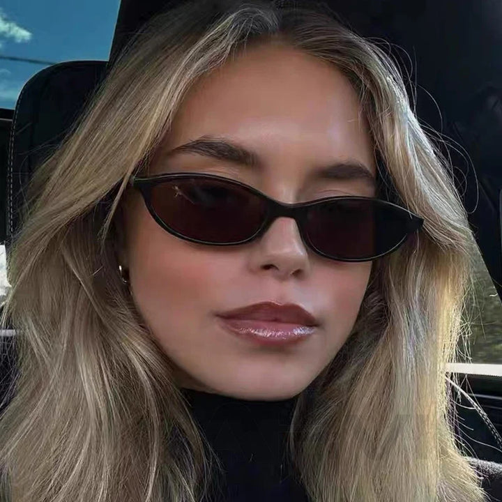 Stylish Oval Frame UV400 Sunglasses for Women