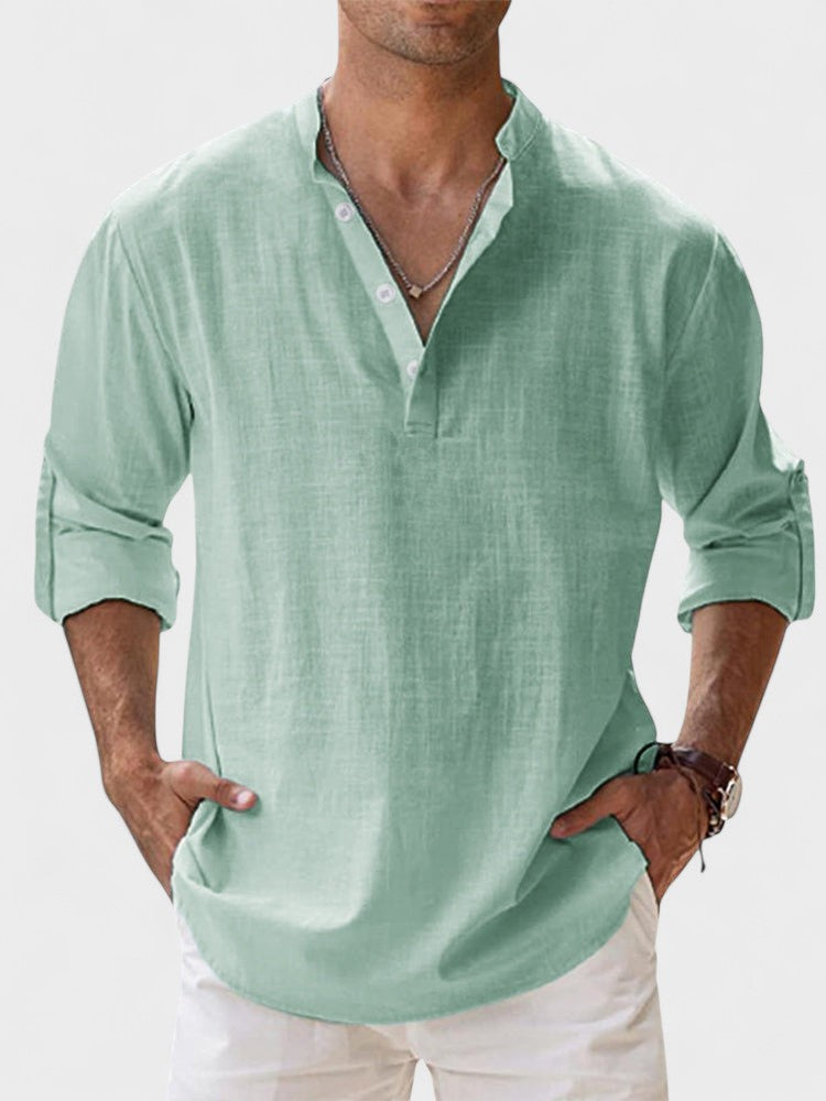 DAVID | Breathable linen shirt